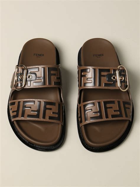 fendi flat sandals|fendi flat sandals women.